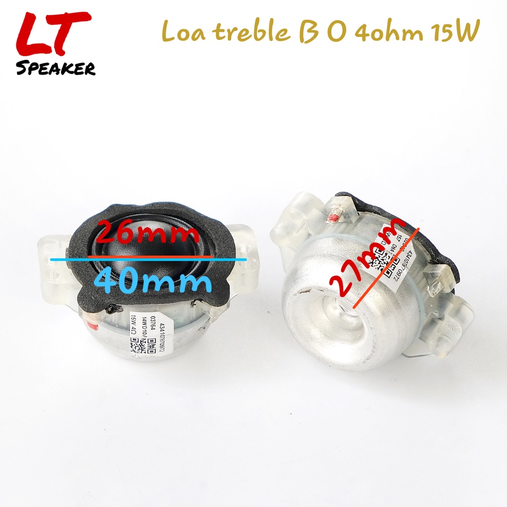 Loa Treble lụa B O Đan Mạch 4Ohm 15W 1inch - Hàng cao cấp, từ Neo siêu to