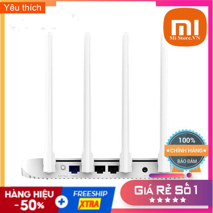 SP Chính Hãng -  Bộ phát sóng Wifi Xiaomi Mi Router 4A bản quốc tế Hàng Digiworld BH 12 tháng