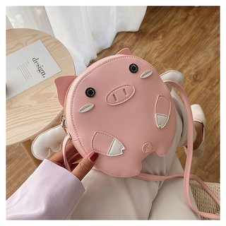 Túi thủ công,  diy túi  heo hồng handmade