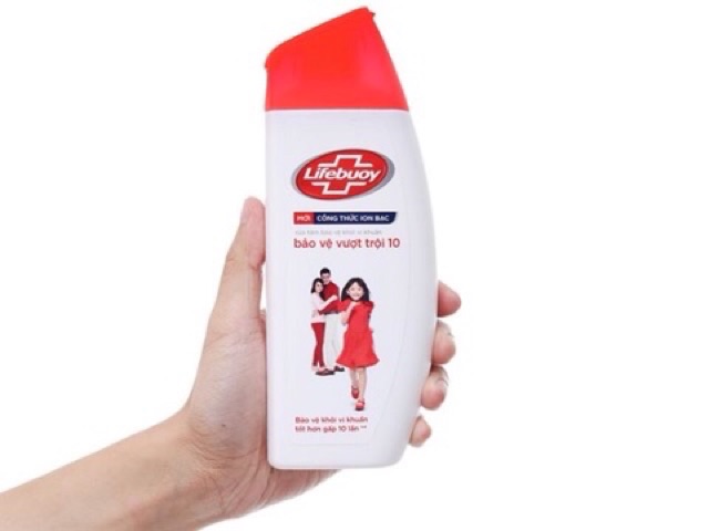 Sữa tắm bảo vệ khỏi vi khuẩn Lifebuoy chăm sóc da và bảo vệ vượt trội 1 chai 245ml