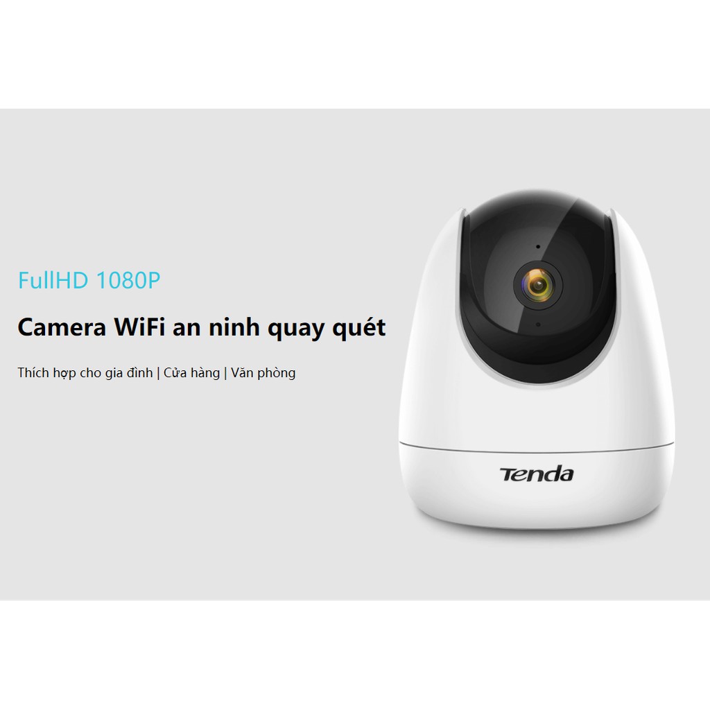 [CHÍNH HÃNG] Camera IP Wifi Tenda CP3 Full HD 1080P xoay 360° - Giám sát thông minh, phát hiện chuyển động