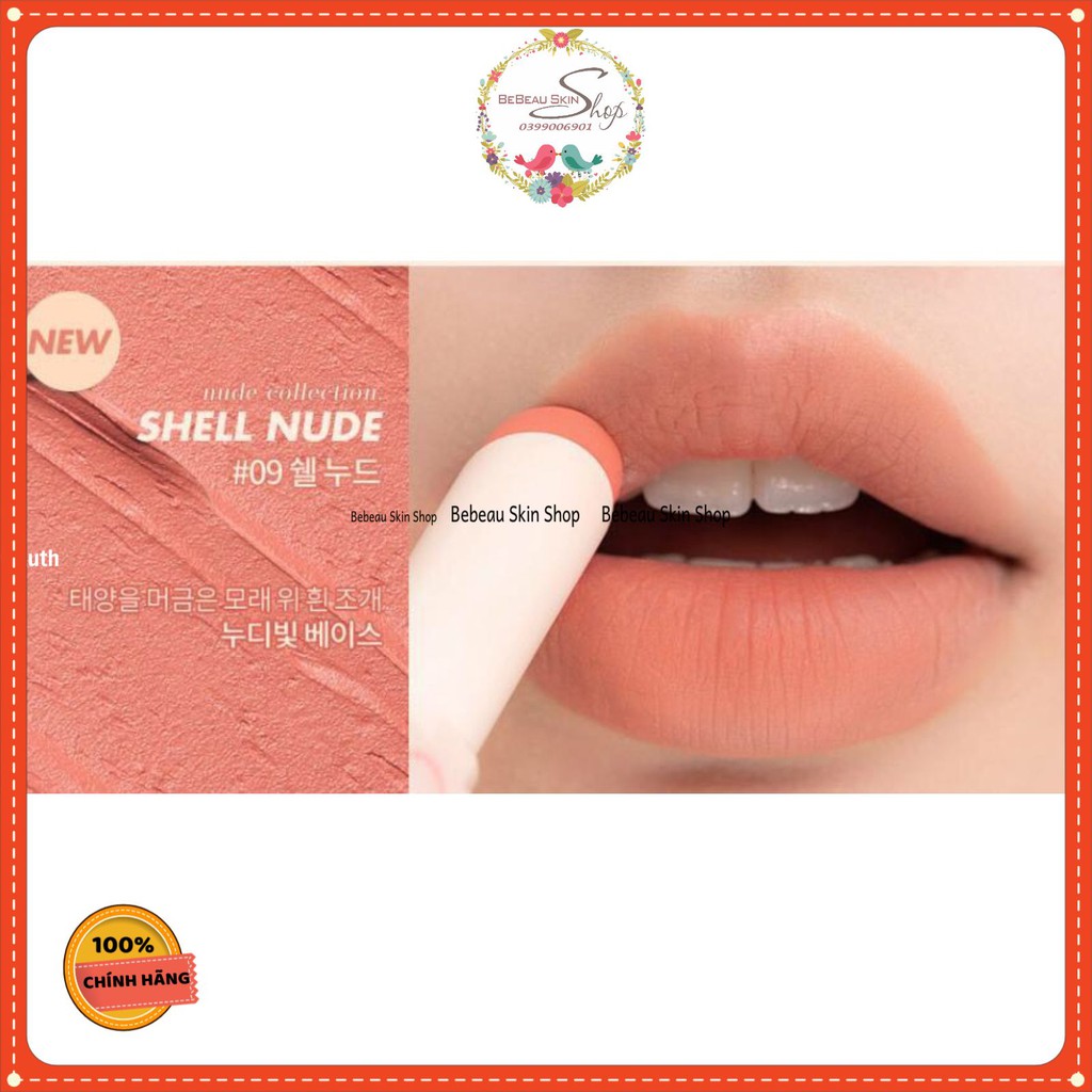 SON THỎI ROMAND ZERO MATTE LIPSTICK - SON Romand Zero Gram Matte Lipstick [Shell Beach Nude Collection]