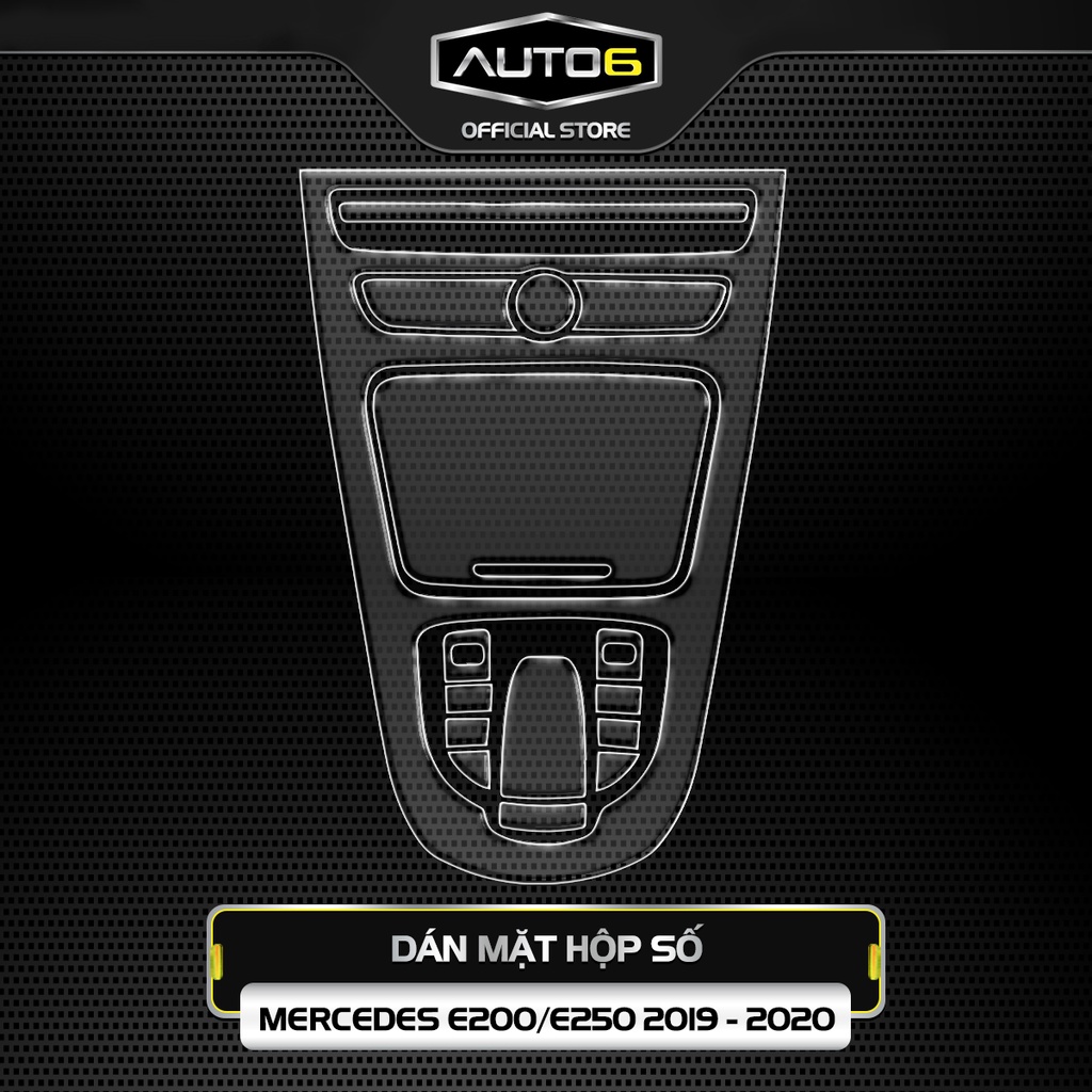 Bộ 2 chi tiết Film PPF trong suốt dán xe MERCEDES E200/ E250 2019 - 2020 chống xước bảo vệ nội thất ô tô - AUTO6