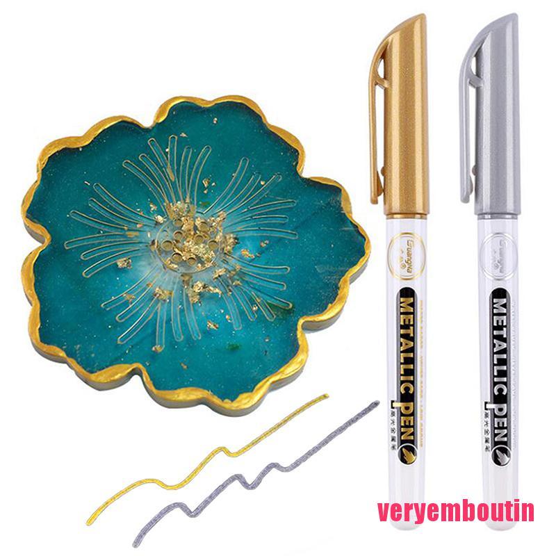 Bút sơn vĩnh viễn không thấm nước dùng vẽ trên nhựa resin epoxy tự làm đồ thủ công nghệ thuật