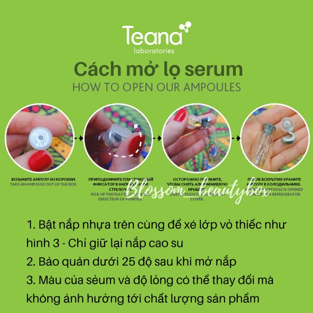 Huyết thanh serum Superfood Teana dòng Stress control SUPER FOOD