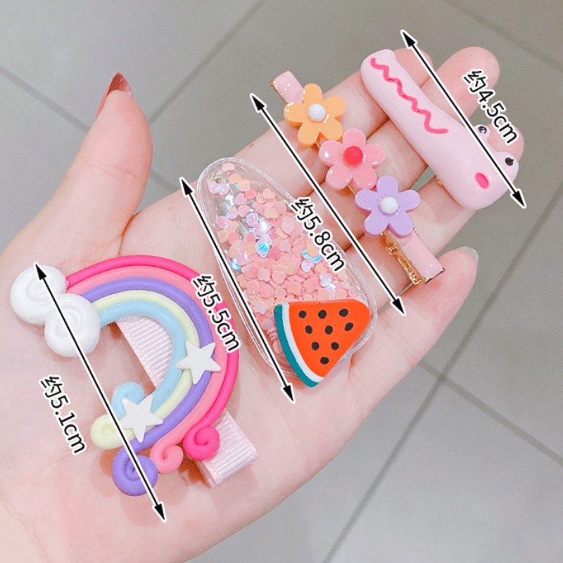 🌺 Set 14 kẹp tóc xinh xắn đáng yêu cho bé gái