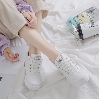 Giày đế độn trắng, giày bata trắng, Giày sneaker nữ