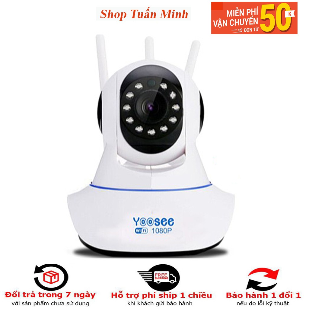 CAMERA TRONG NHÀ YOOSEE 3 RÂU 2.0 WIFI - CHẾ ĐỘ NGÀY ĐÊM - THU VÀ PHÁT ÂM THANH - BH