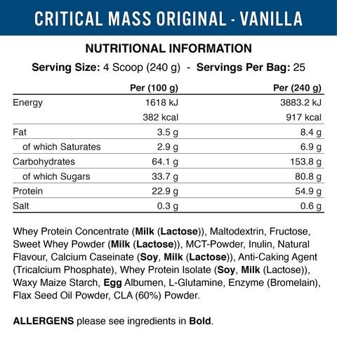 [Tặng Bình] Critical Mass 6kg Sữa Dinh Dưỡng Tăng Cân Nhanh Cao Cấp Cho Người Gầy Applied Critical Mass 6kg - Uk