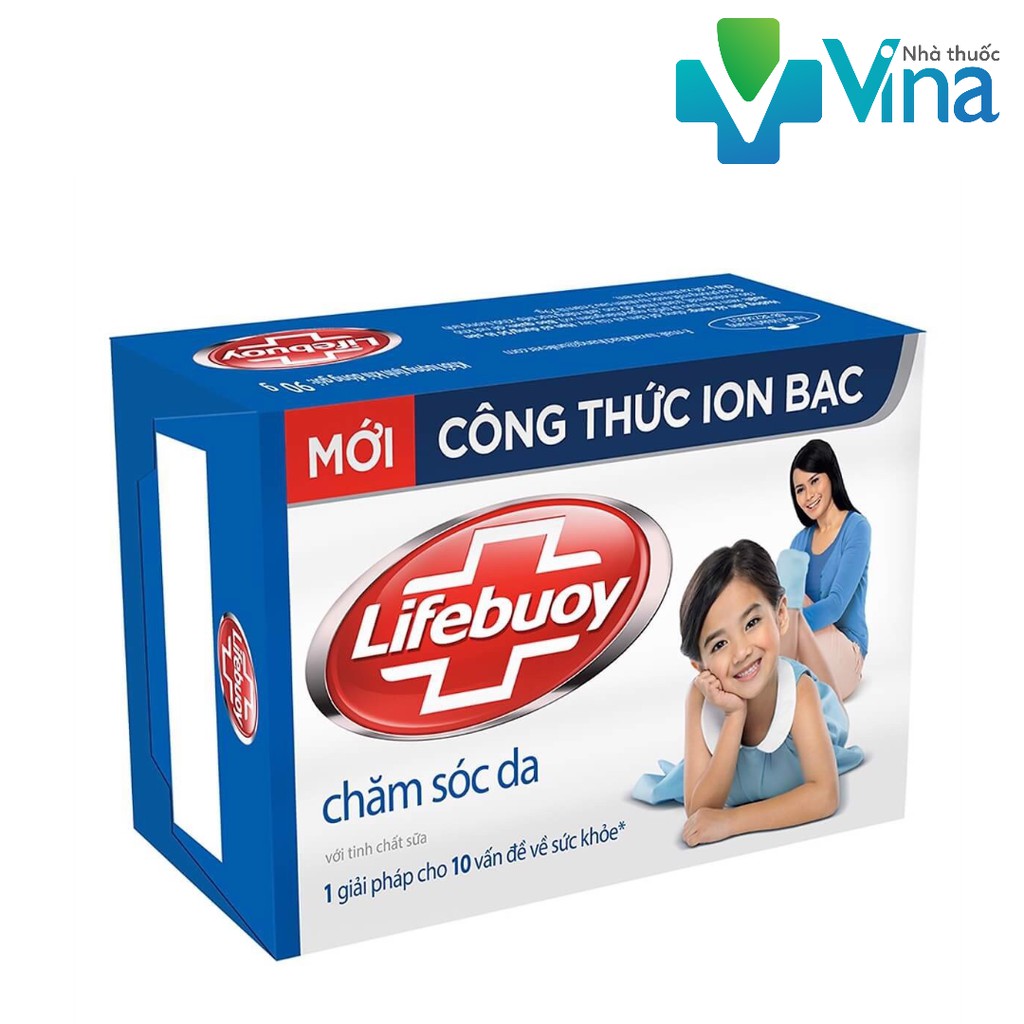 Xà Phòng Cục Lifebouy Chăm Sóc Da và Bảo Vệ Vượt Trội 10 90G