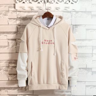 ( ODER ) Áo Hoodie Nam Dài Tay  Phối Sọc Có Nón AK140