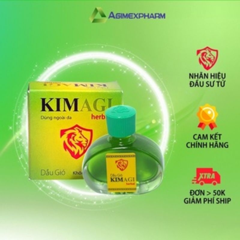 Freeship 01 chai Dầu gió Kim Agi 6ml