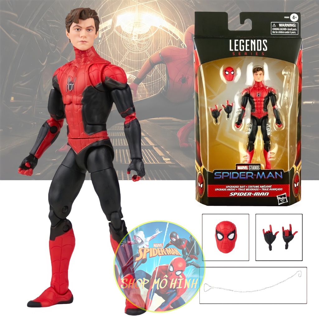 Mô hình Spider Man No Way Home Marvel Legends Upgraded Suit