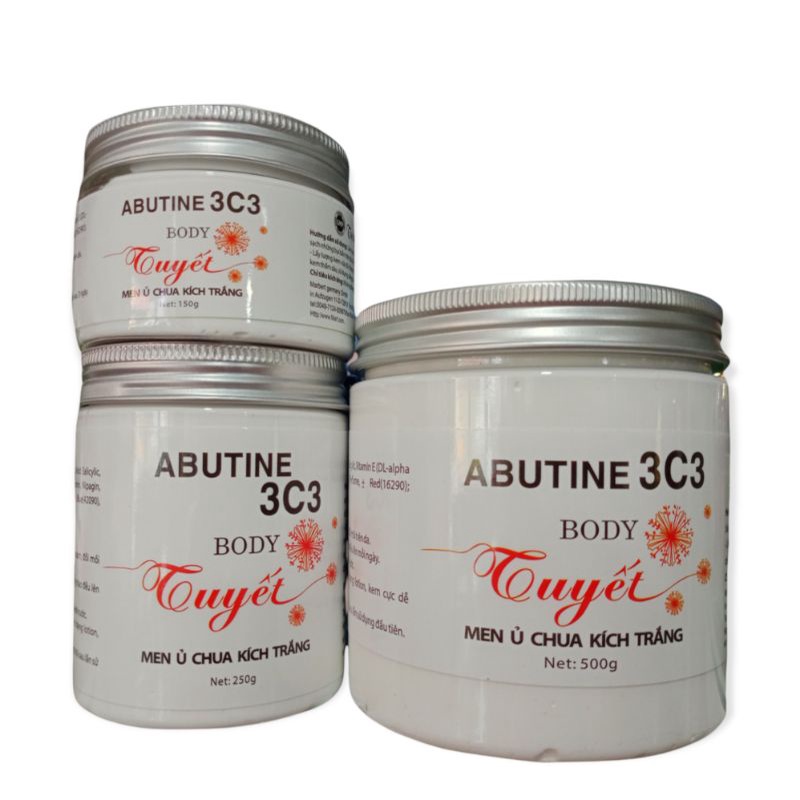 Men Ủ Chua Abutine 3c3 Body Tuyết Trắng Cực Mạnh