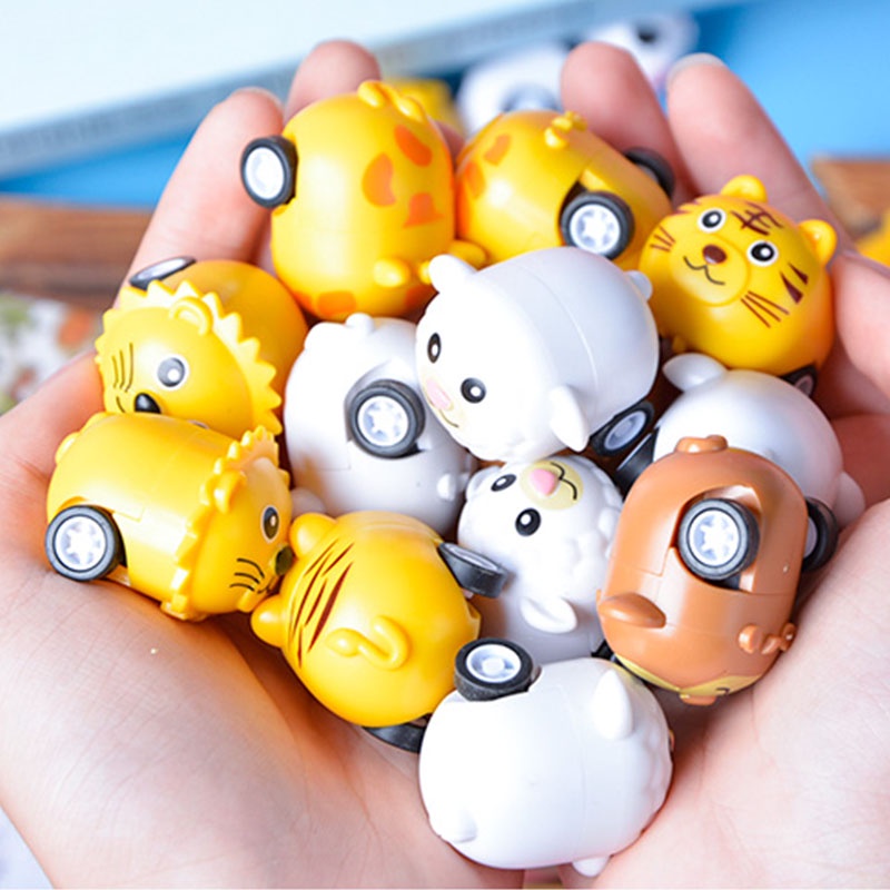 Đồ Chơi Xe Kéo Hình Động Vật Dễ Thương Cho Bé 2-6 Tuổi