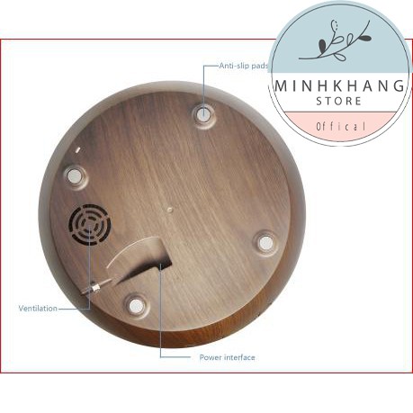 Máy Xông Tinh Dầu Phun Sương Siêu Âm Bình Hoa | Trụ 1000ml Tích Hợp Loa Bluetooth | Remote