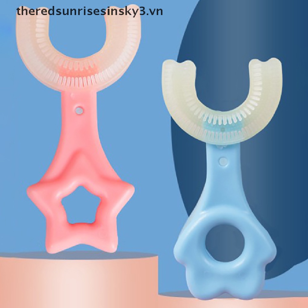 Bàn Chải Đánh Răng Silicone Hình Chữ U An Toàn