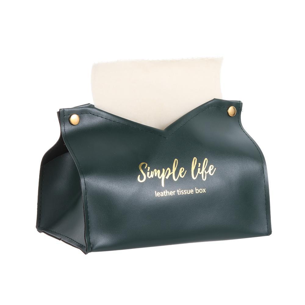 CONOPERY Hộp Da Đựng Khăn Giấy Để Bàn Trang Trí Nội Thất Ốp