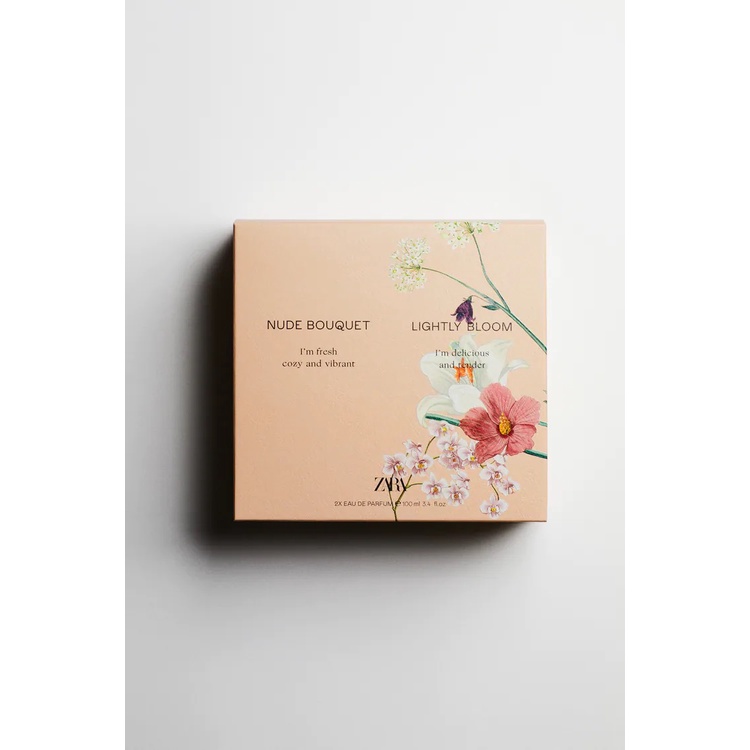 Set Nước Hoa Nữ Cao Cấp Z.a.r.a Nude Bouquet + Lightly Bloom EDP