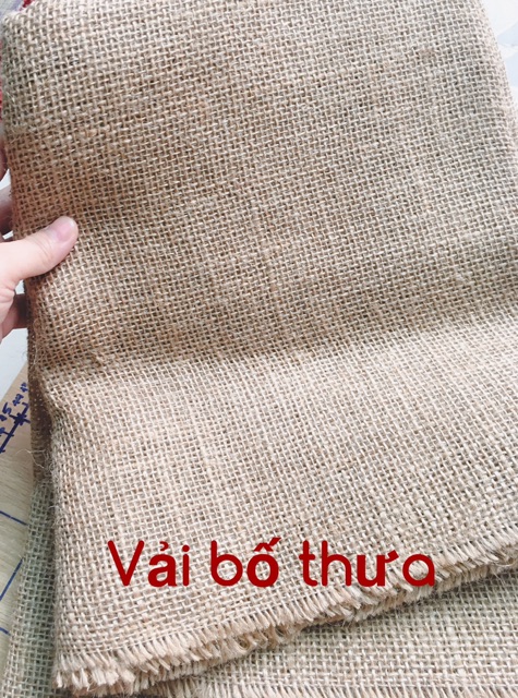 VẢI BỐ THÔ TRANG TRÍ VINTAGE