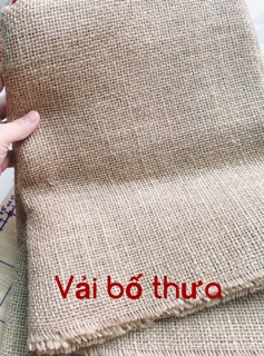 VẢI BỐ THÔ TRANG TRÍ VINTAGE