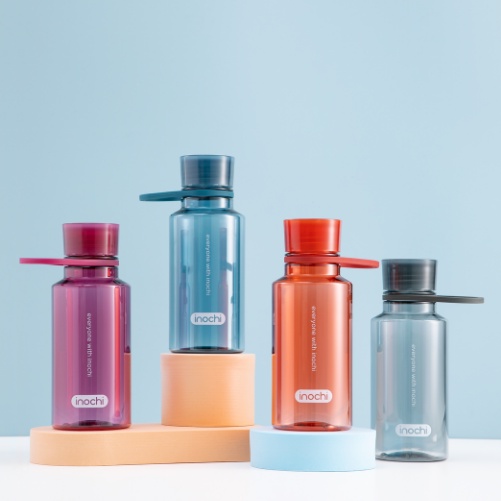Bình đựng nước Kita SLIM 350 500 700ml, thể thao, gym, học sinh, nắp bật tiện lợi - Giao màu ngẫu nhiên