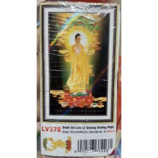 Tranh đính đá phật dược sư lv378 chưa đính