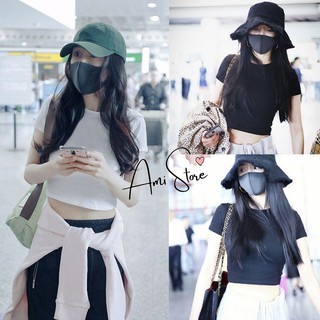 [Thanh Lý Nghỉ Bán] Áo croptop Ami trơn dáng basic năng động thoải mái