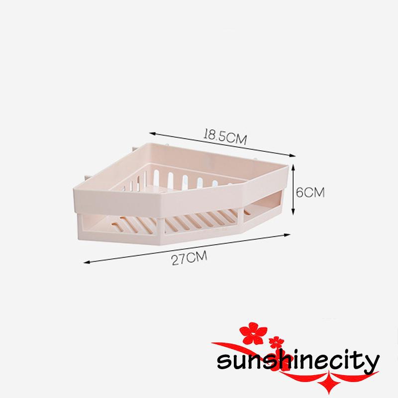 Giá Đỡ Chai Dầu Gội Gắn Góc Tường Nhà Tắm Tiện Dụng