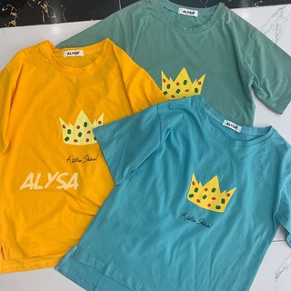 Áo thun nữ ALYSA crown form rộng