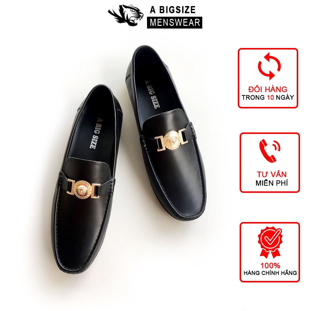 Giày lười nam size lớn VERSACE 43 - 48 ABS Menswear