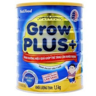Sữa bột nutifood grow plus xanh 1.5kg