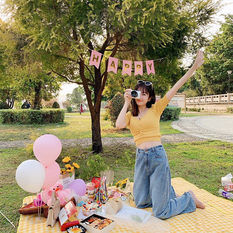 Thảm trải picnic xinh xắn , thảm dã ngoại, tấm trải đi picnic