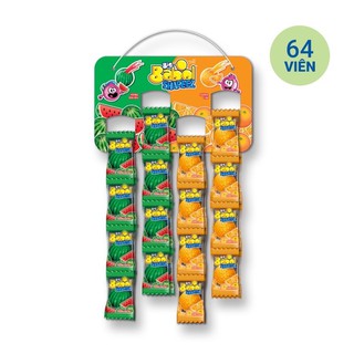 Kẹo  Sing Gum big Babol hỗn hợp cam cà dưa hấu 64 viên
