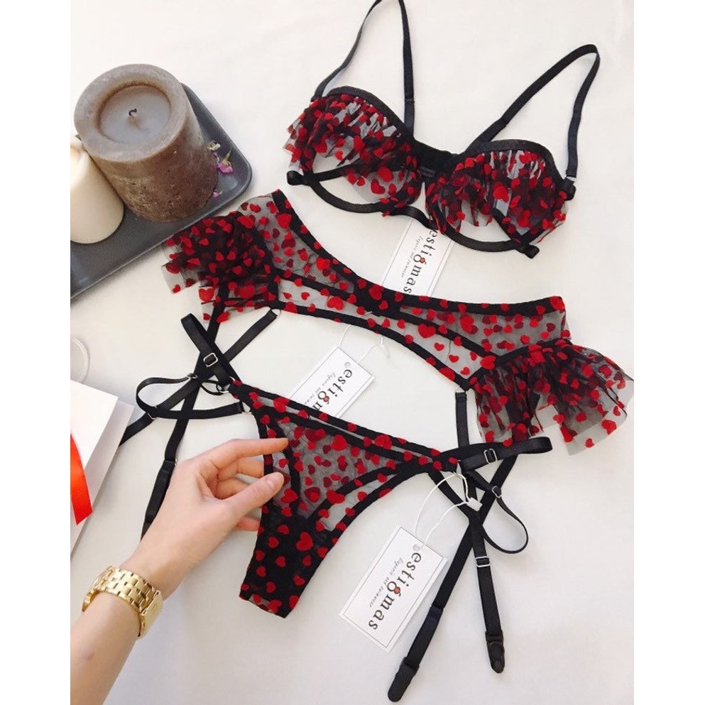 Set Đồ Lót Ren Quyến Rũ Cho Nữ | BigBuy360 - bigbuy360.vn