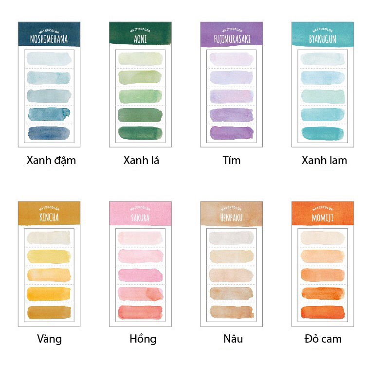 Giấy note loang phong cách vintage (PK21)