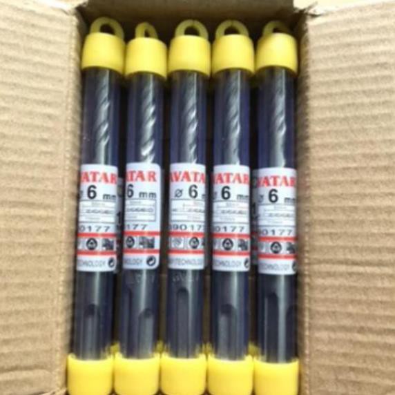 10 mũi khoan bê tông AVATAR Phi 6,8,10,12/hộp