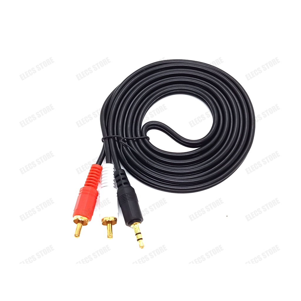 Dây Tín Hiệu Âm Thanh - Loa jack 3.5mm to AV/RCA (1 Cái)