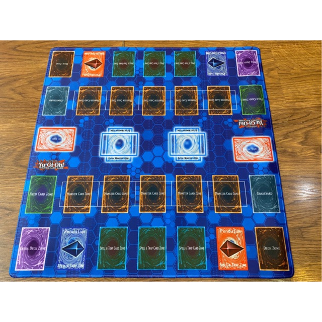 Bàn Đấu Bài Playmat tiêu chuẩn có ô sẵn để chơi Yugioh cho 2 người