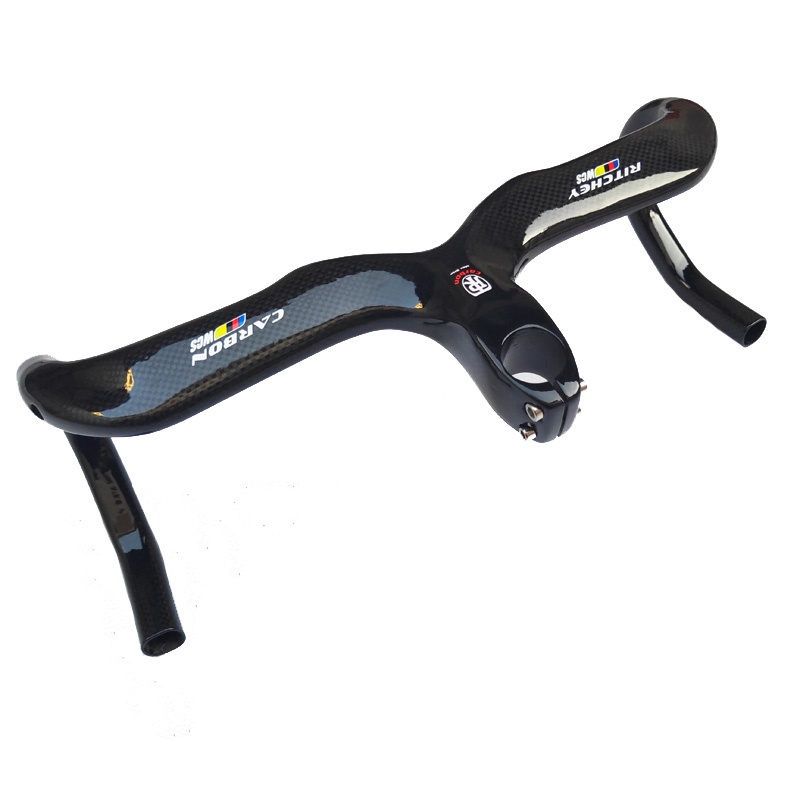 Tay Lái Xe Đạp Bằng Sợi Carbon Bóng Tích Hợp Kính RITCHEY WCS 3K