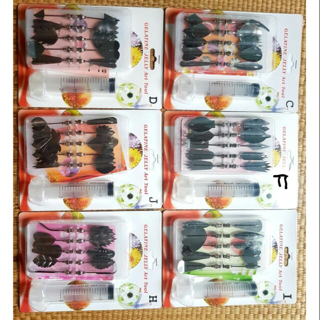 Bộ kim thạch rau câu 3D