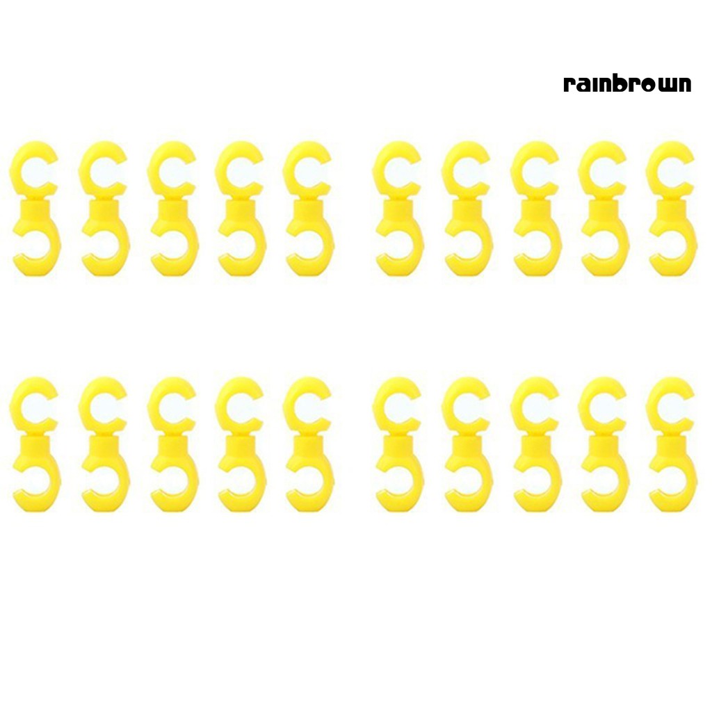 Set 20 Kẹp Dây Cáp Xe Đạp Hình Chữ S Có Thể Xoay Được Tiện Dụng