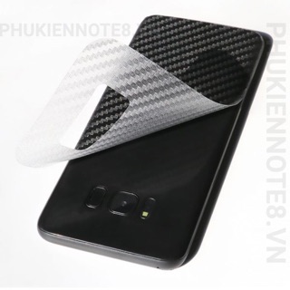 Combo 3 miếng dán cacbon 3D Siêu hót sam sung Note 8 ( mặt sau lưng)
