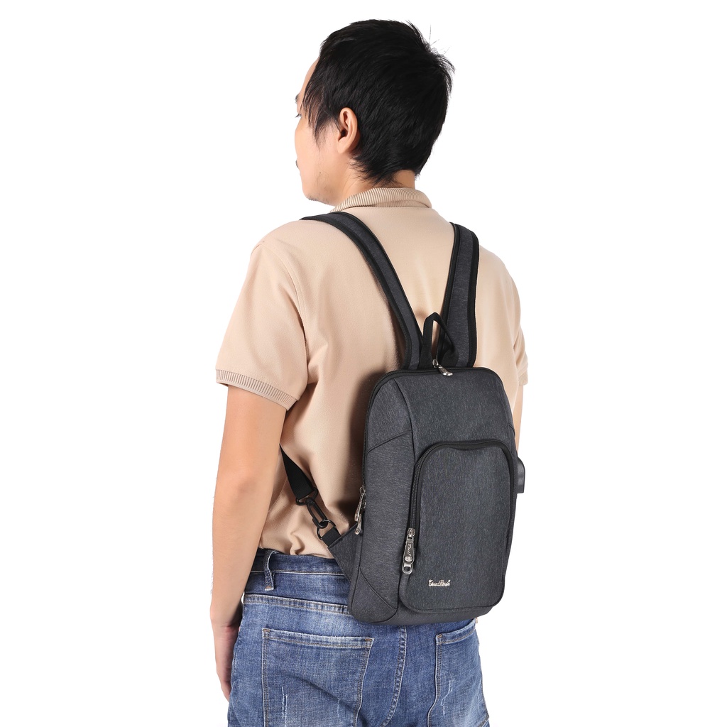 Túi đeo chéo nam, túi đeo chéo trước ngực TULI chính hãng ms : 606 | BigBuy360 - bigbuy360.vn