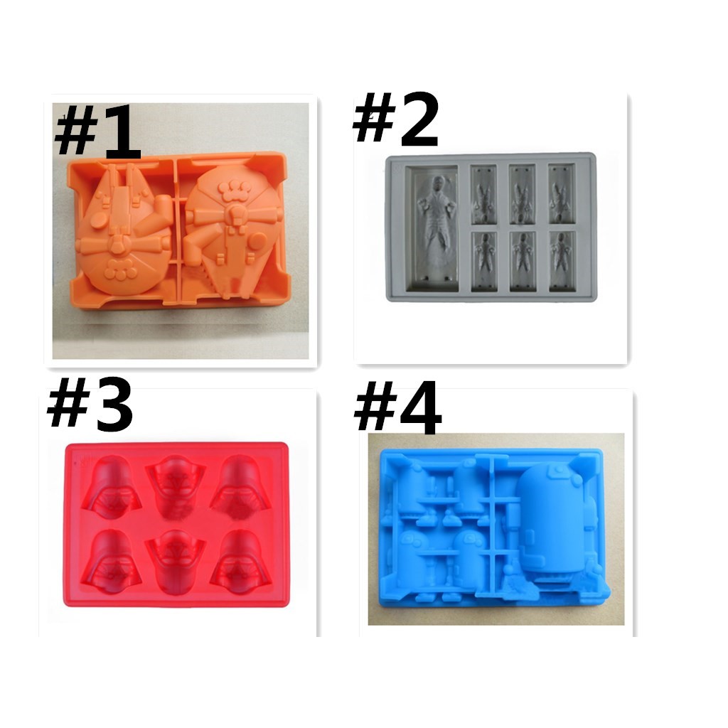 Khuôn Silicone Nhấn Bánh Hình Con Tàu Đáng Yêu