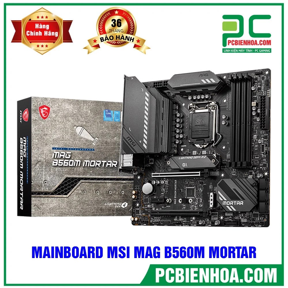 MAINBOARD MSI MAG B560M MORTAR ( LGA1200 / MATX / 4XDDR4 )