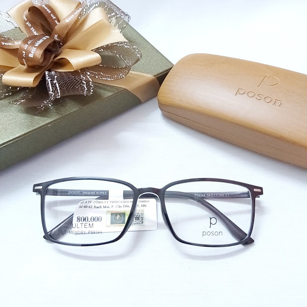 Gọng Kính Hàn Quốc POSON ultem cao cấp Made in Korea