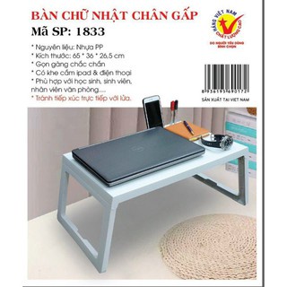 HÀNG CAO CẤP] BÀN NHỰA HÌNH CHỮ NHẬT CHÂN GẤP