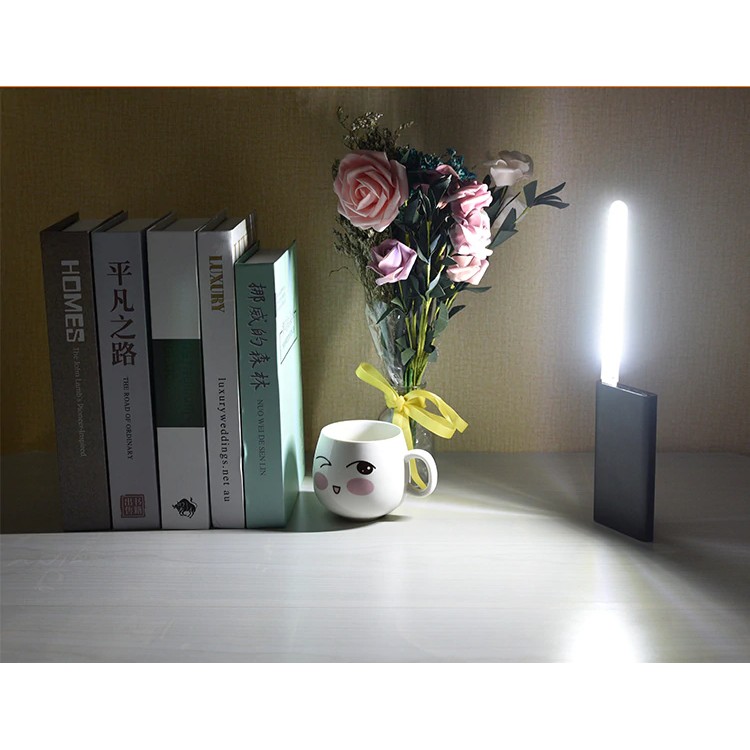 Thanh Đèn 8 Bóng LED Mini Siêu Sáng Cắm Cổng USB Thích Hợp Để Bàn Học, Đọc Sách Dự Trữ Khi Mất Điện