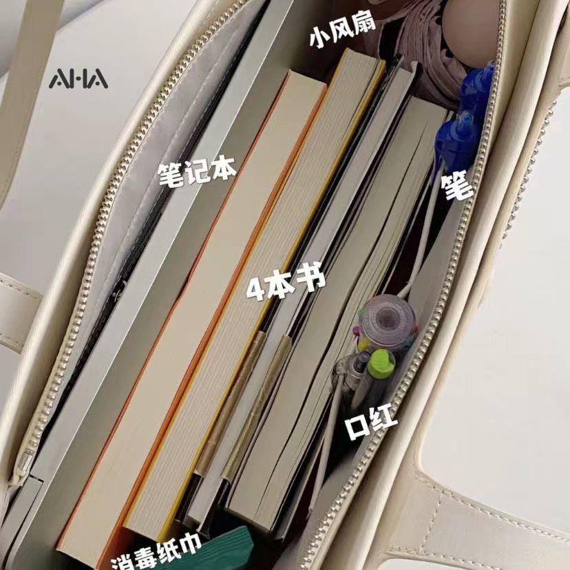 Túi tote đeo vai AHA official sức chứa lớn phong cách mới phổ biến cho nữ